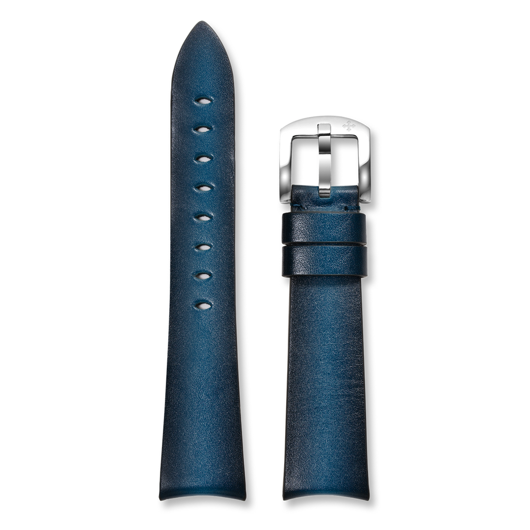 Venezianico Blue Smoked Leather Strap 20mm