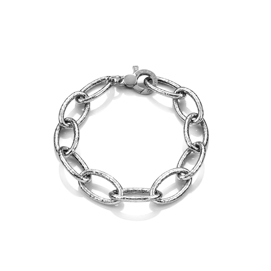 Giovanni Raspini ovale gehamerde armband 6986