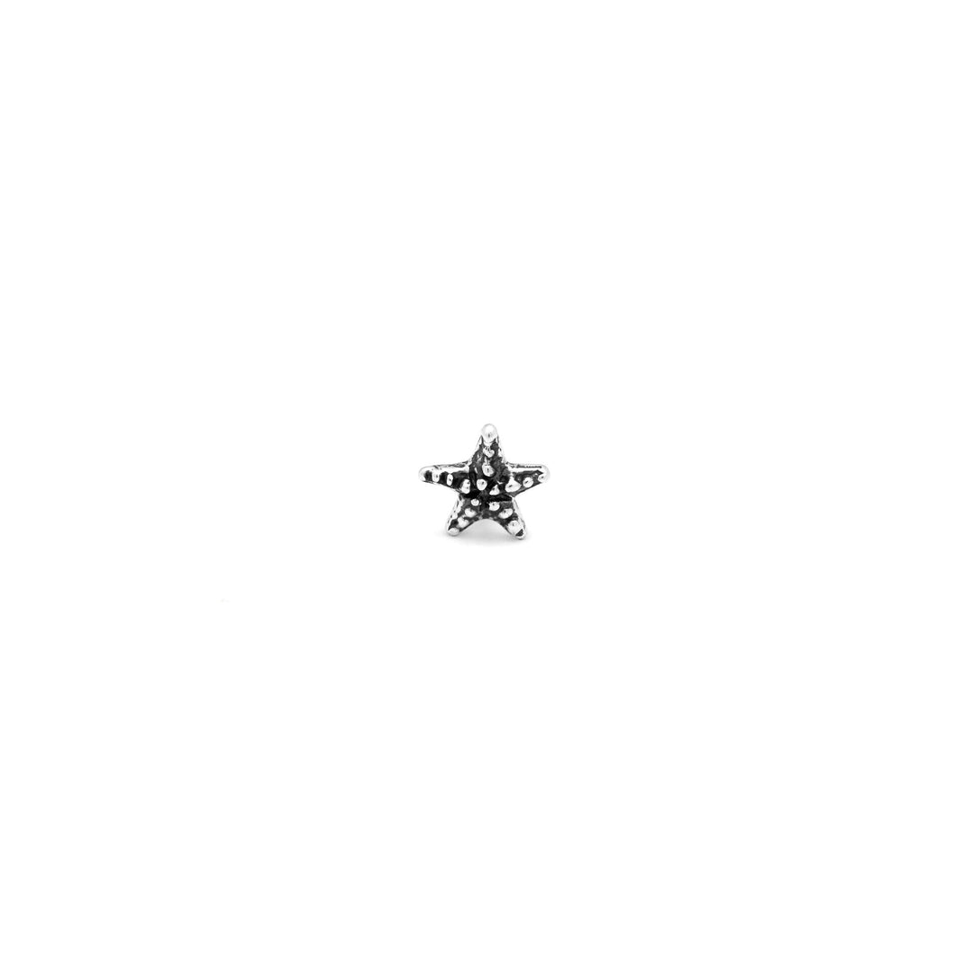Giovanni Raspini Mini Starfish Earrings - 925 Silver Earrings - 10362/1