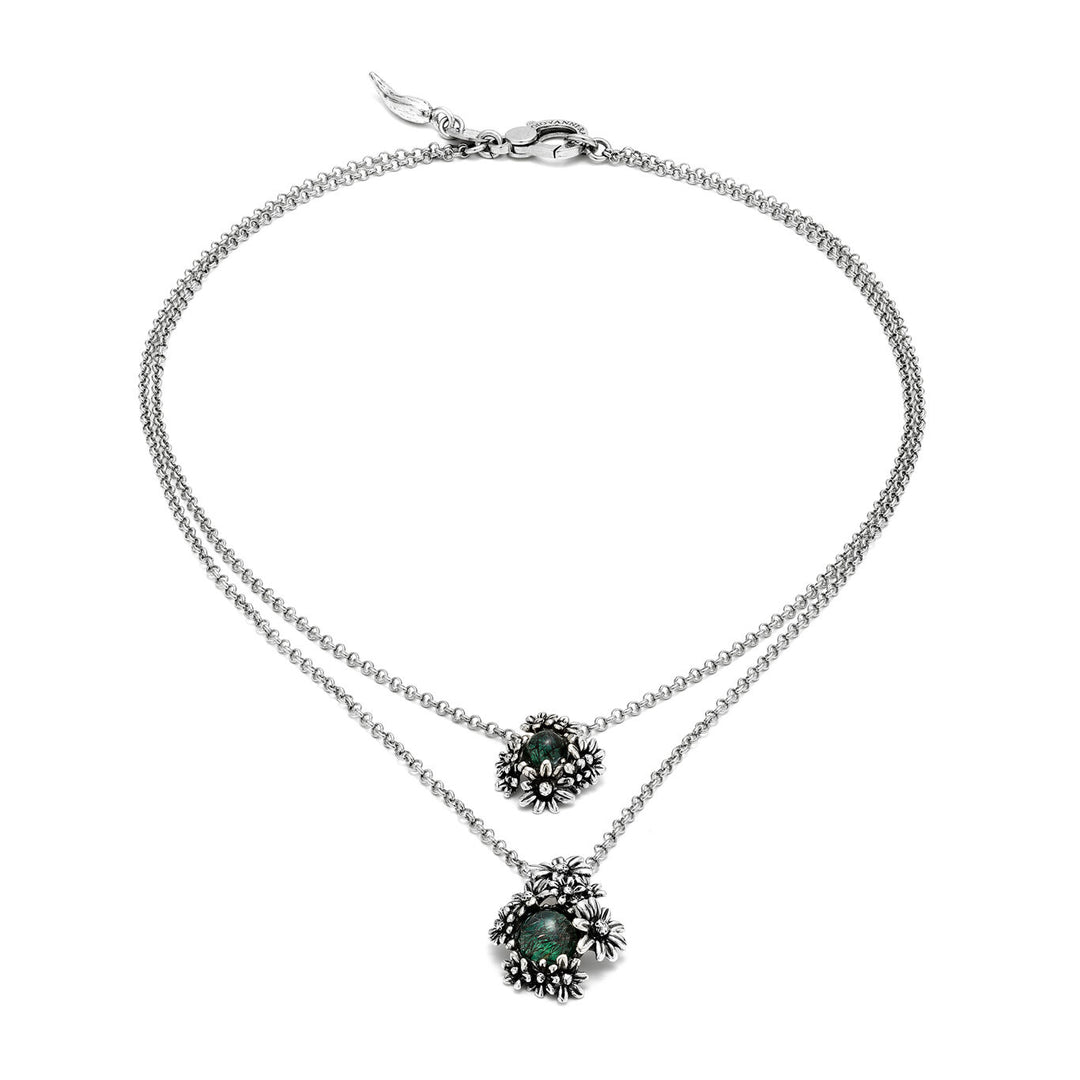 Giovanni Raspini Garden dubbele madeliefjesketting 11203