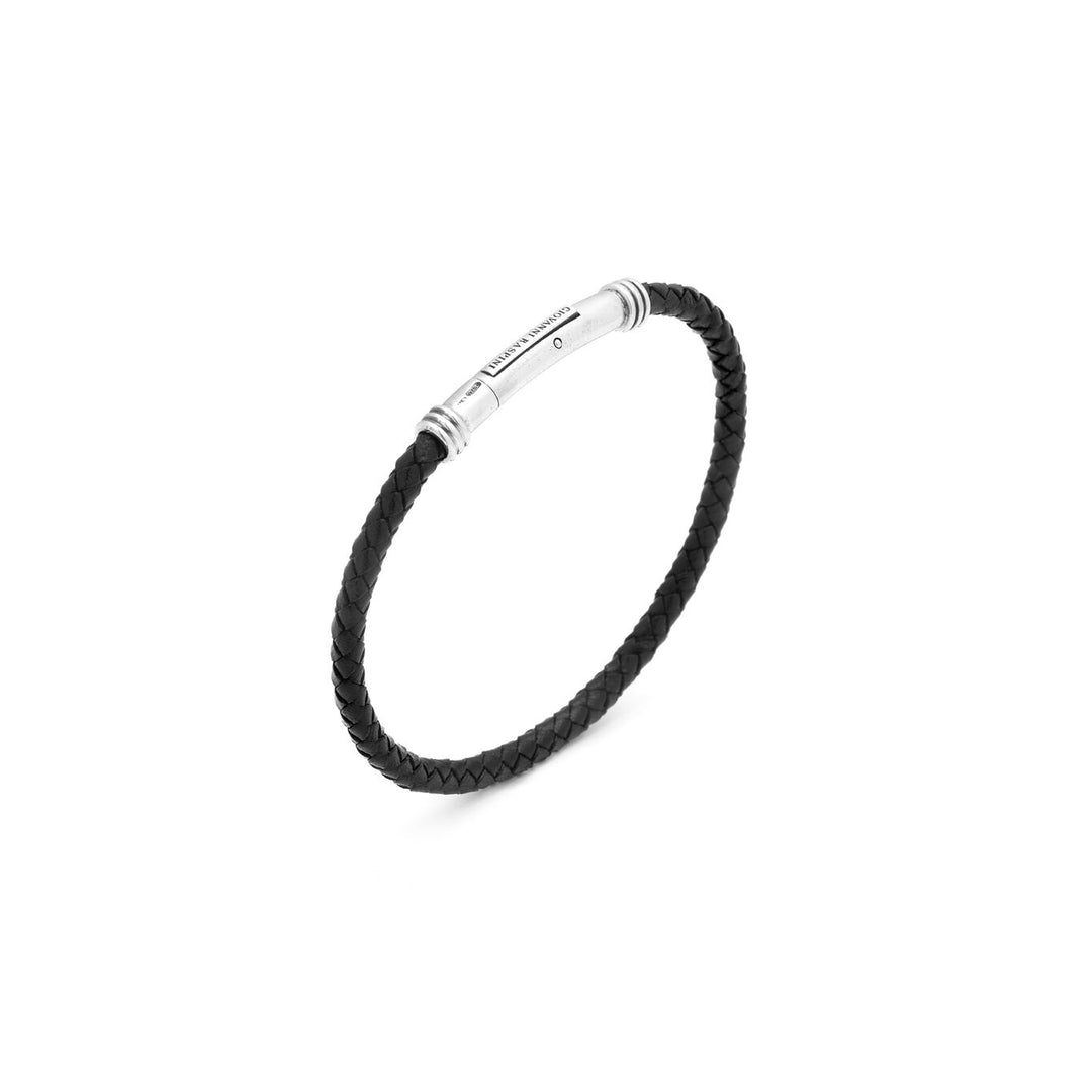 Giovanni Raspini Geflochtenes Lederarmband 11354