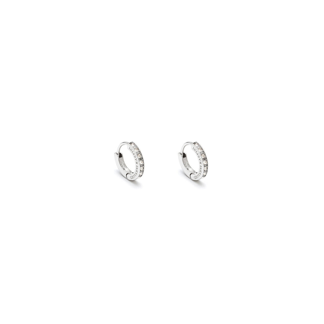 Giovanni Raspini Small Crystal Huggie Earrings 11954