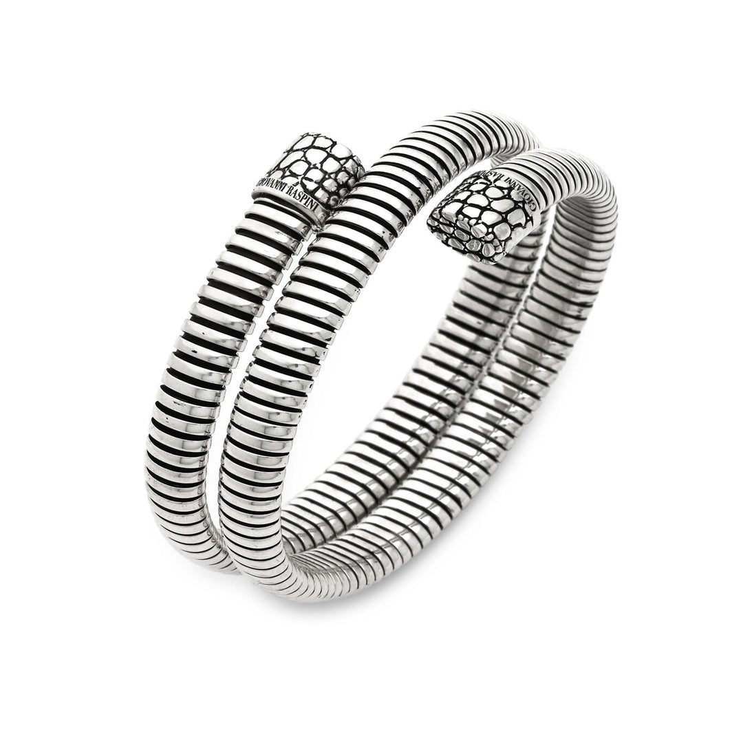 Giovanni Raspini Tubogas Croco dubbele armband 12327