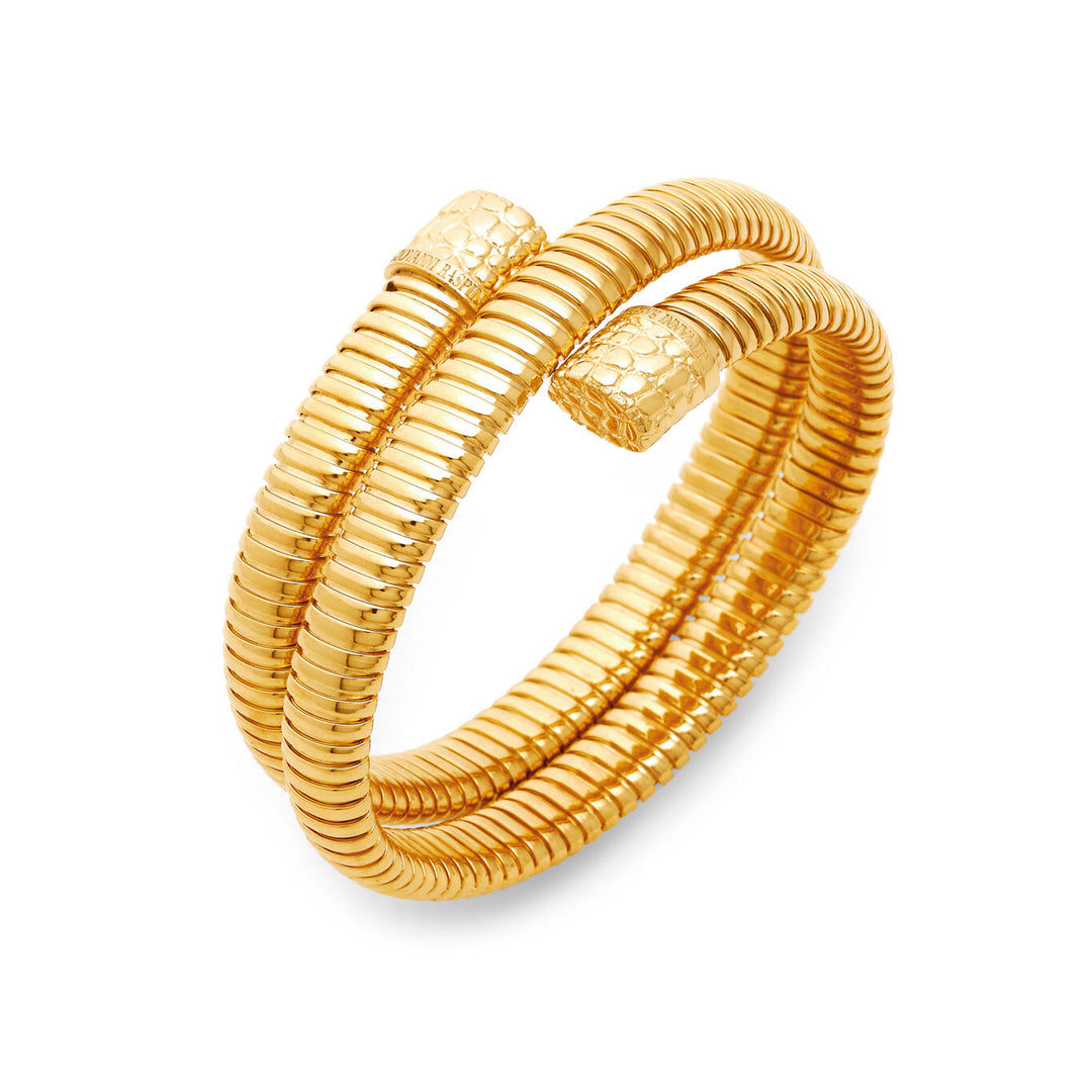 Giovanni Raspini Tubogas Croco dubbele armband 12332