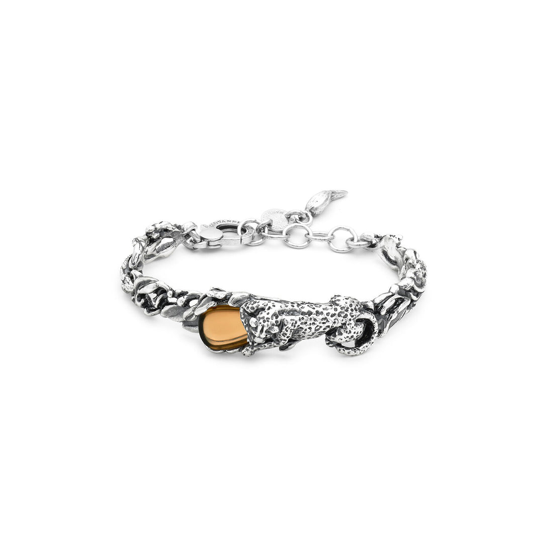 Giovanni Raspini Leoparden-Tropfenarmband 12411