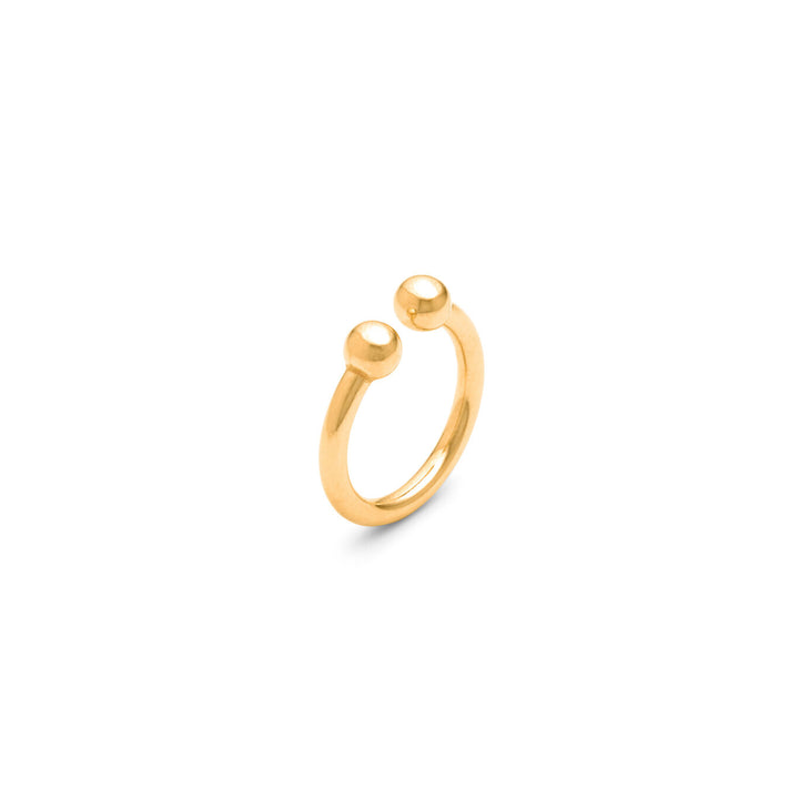 Giovanni Raspini asring 18kt vergulde zilveren ring 12502