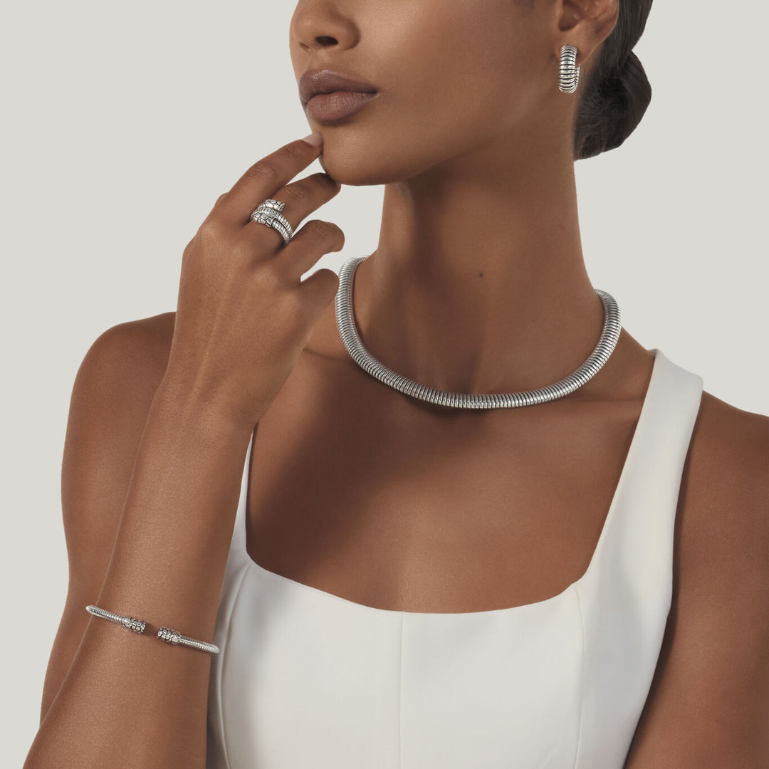 Giovanni Raspini tubigas ketting 925 zilveren ketting 12532