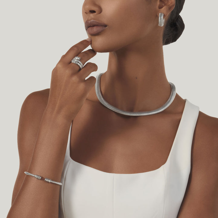Giovanni Raspini tubigas ketting 925 zilveren ketting 12532