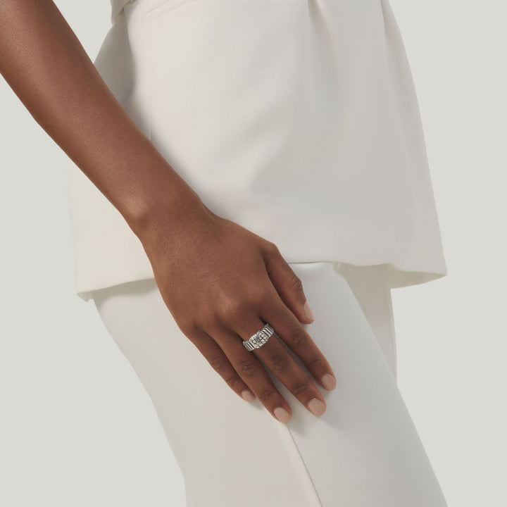 Giovanni Raspini ring tubigas crocus Ring in 925 Silver 12537