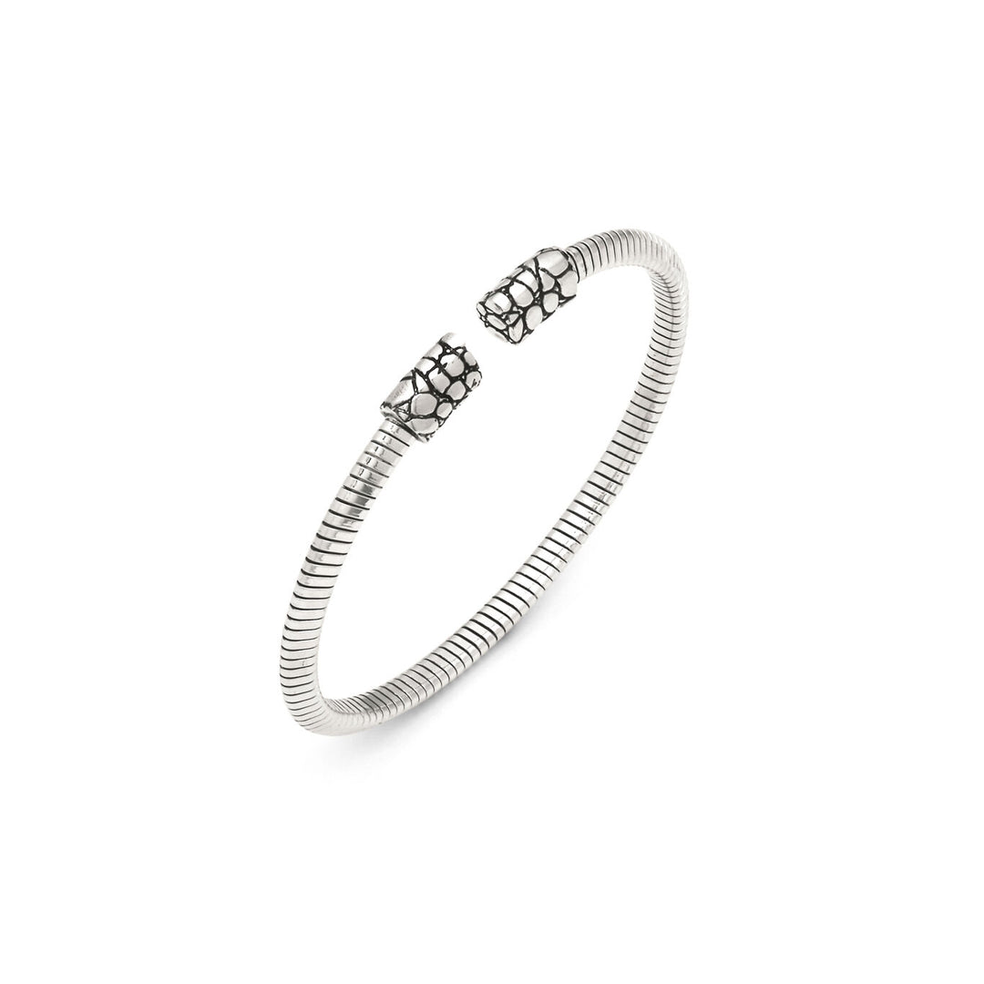 Giovanni Raspini kleines Kroko-Tubegas-Armband 925er Silberarmband 12539