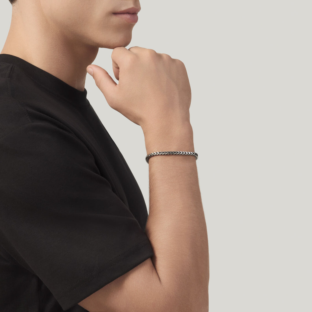 Giovanni Raspini square grumetta bracelet 925 Silver Bracelet 12582