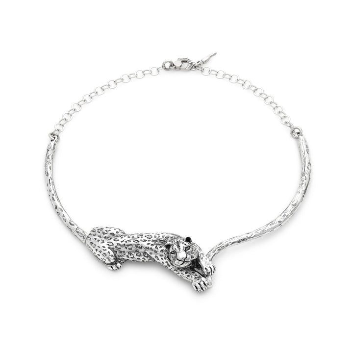 Giovanni Raspini leopard necklace 925 Silver Necklace 12586