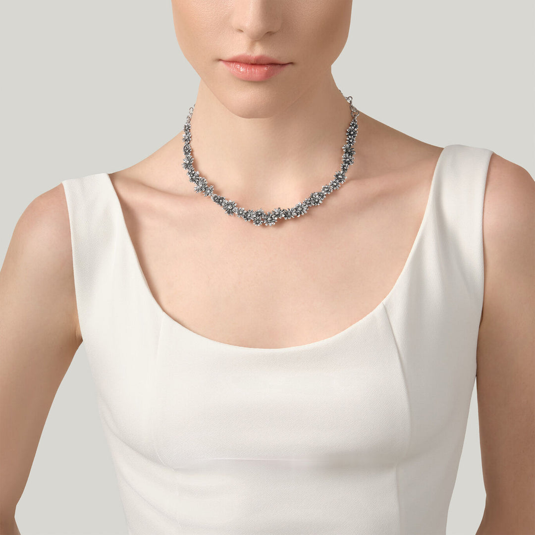 Giovanni Raspini daisy necklace Necklace in 925 12600 Silver