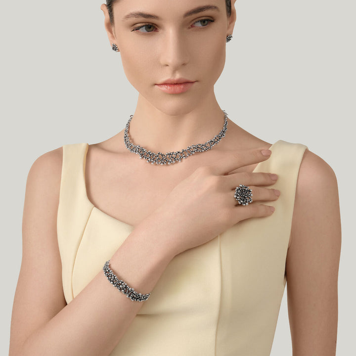 Giovanni Raspini Perlagering 925 Silberring 12608