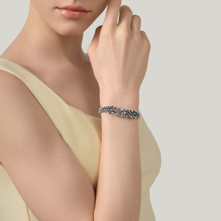 Giovanni Raspini Perlage-Armband 925er Silberarmband 12609