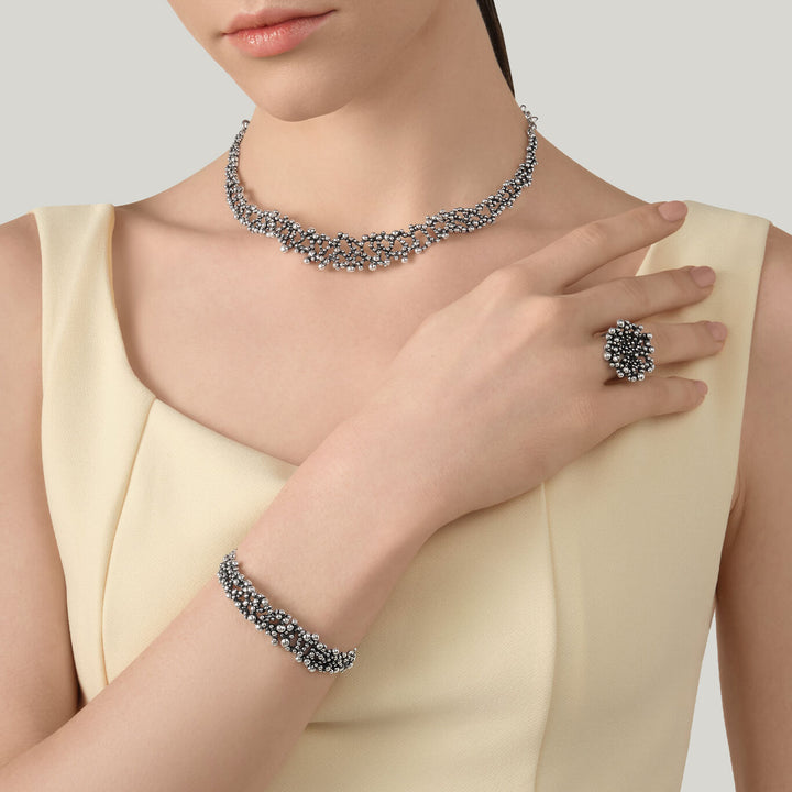Giovanni Raspini Perlage-Armband 925er Silberarmband 12609
