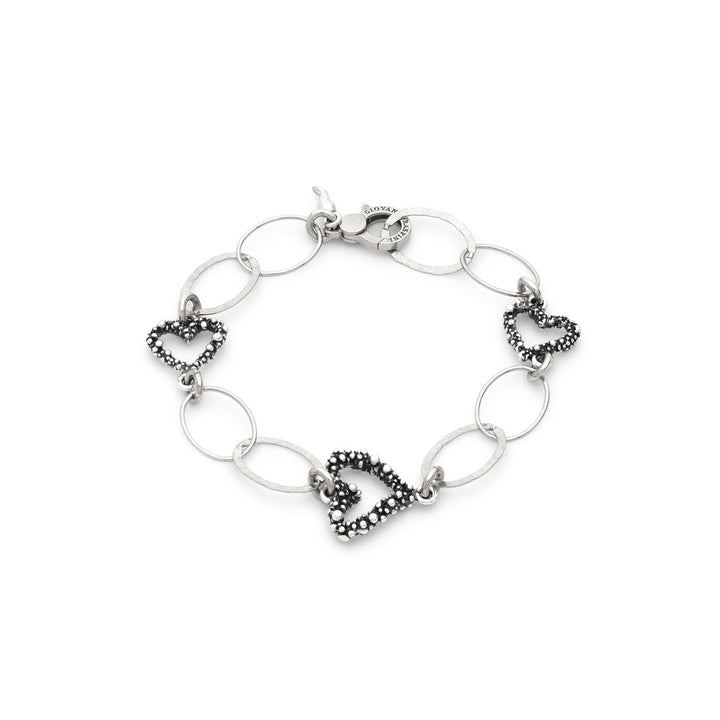 Giovanni Raspini armband harten en ketting Armband in 925 Zilver 12616