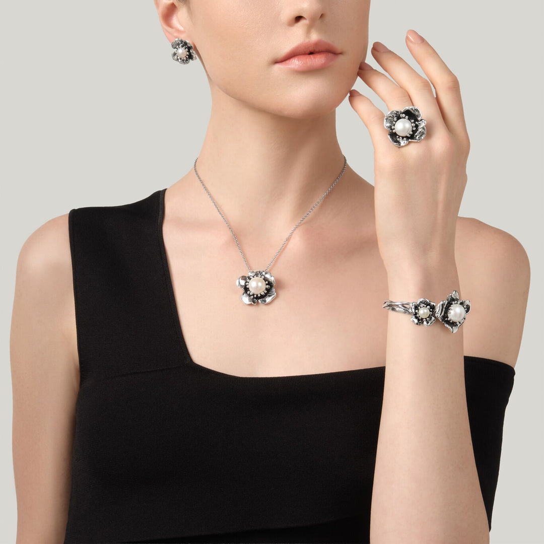 Giovanni Raspini Magnolienarmband 925 Silber Armband 12637