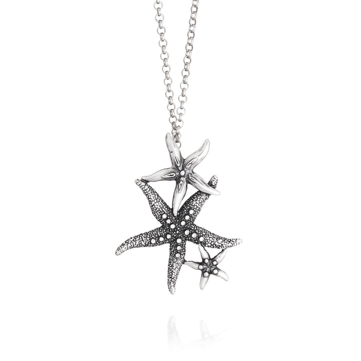Giovanni Raspini zeester hanger ketting in 925 zilver 12644