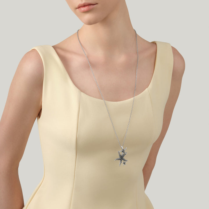 Giovanni Raspini zeester hanger ketting in 925 zilver 12644