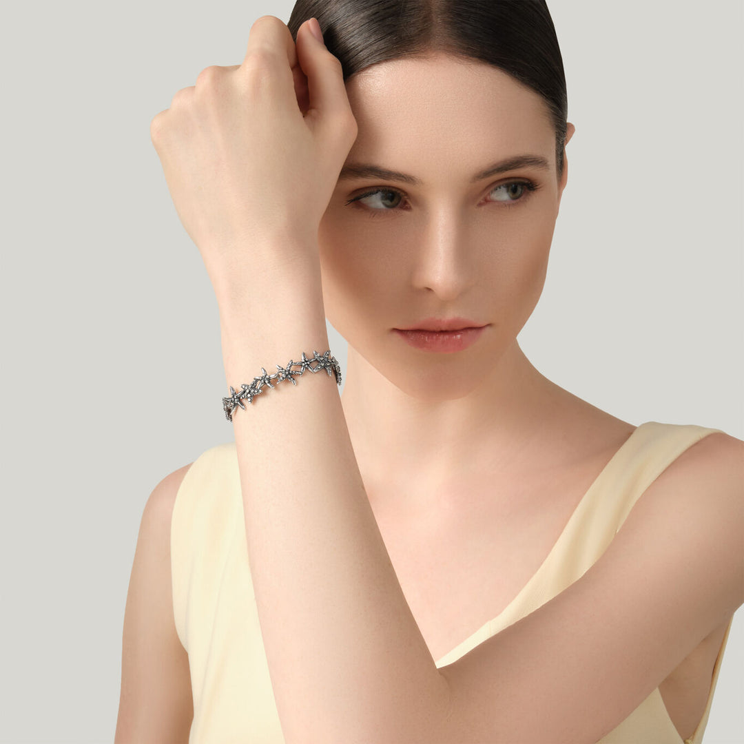 Giovanni Raspini zeester glansarmband Armband in 925 zilver 12652