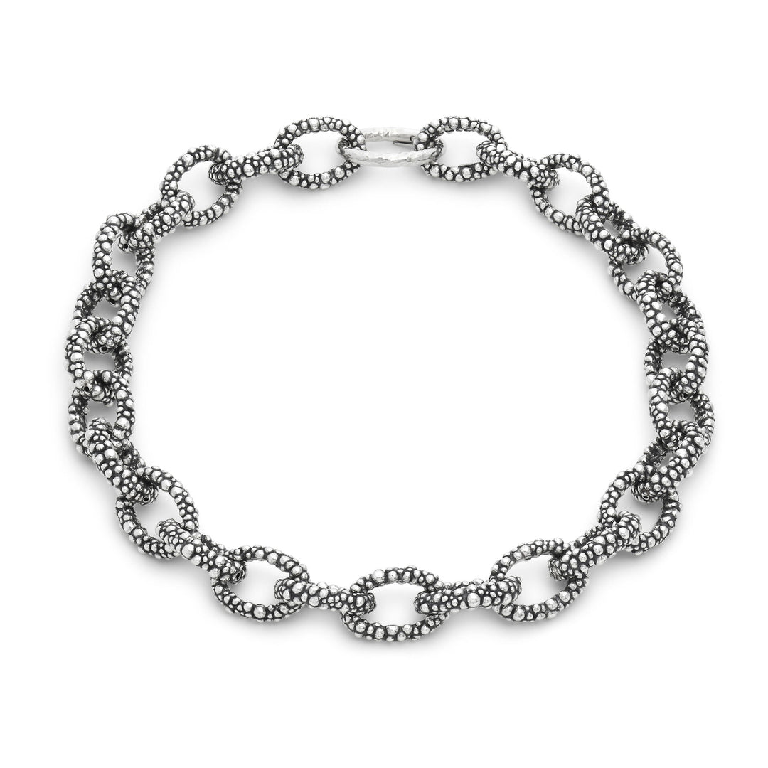 Giovanni Raspini Grand Perlage ketting - 925 zilveren ketting - 12691