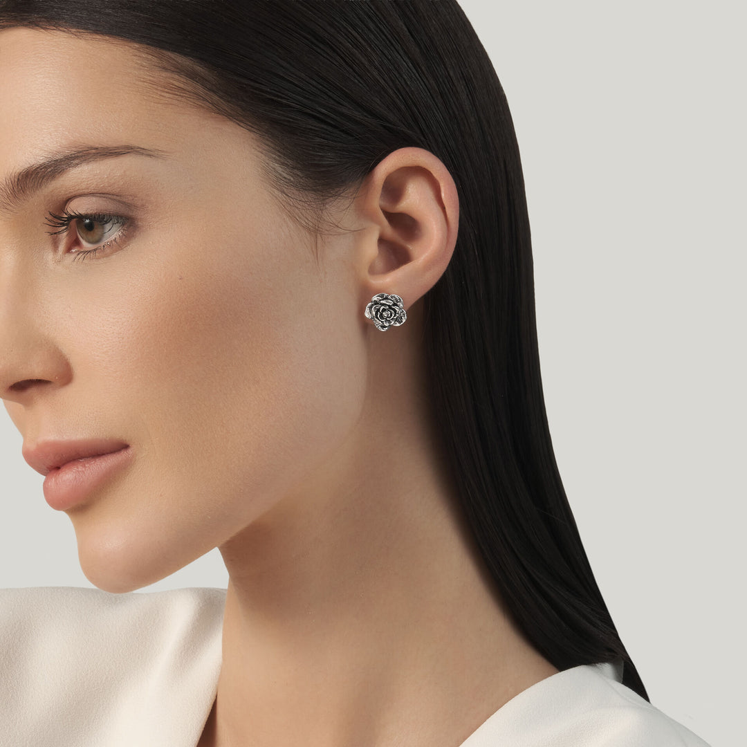 Giovanni Raspini Pink Earrings - 925 Silver Earrings - 12698