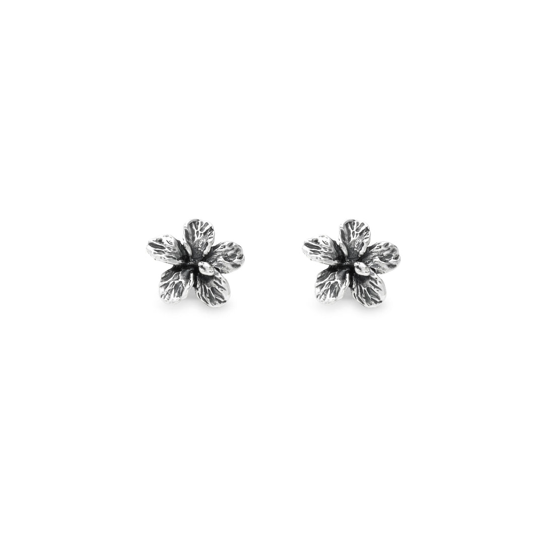 Giovanni Raspini Hibiscus Earrings - 925 Silver Earrings - 12699