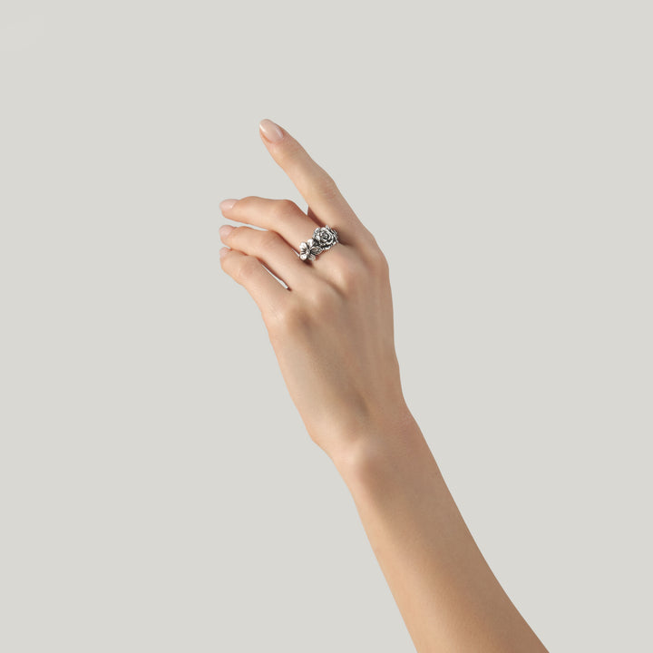 Giovanni Raspini boeketring - 925 zilveren ring - 12700