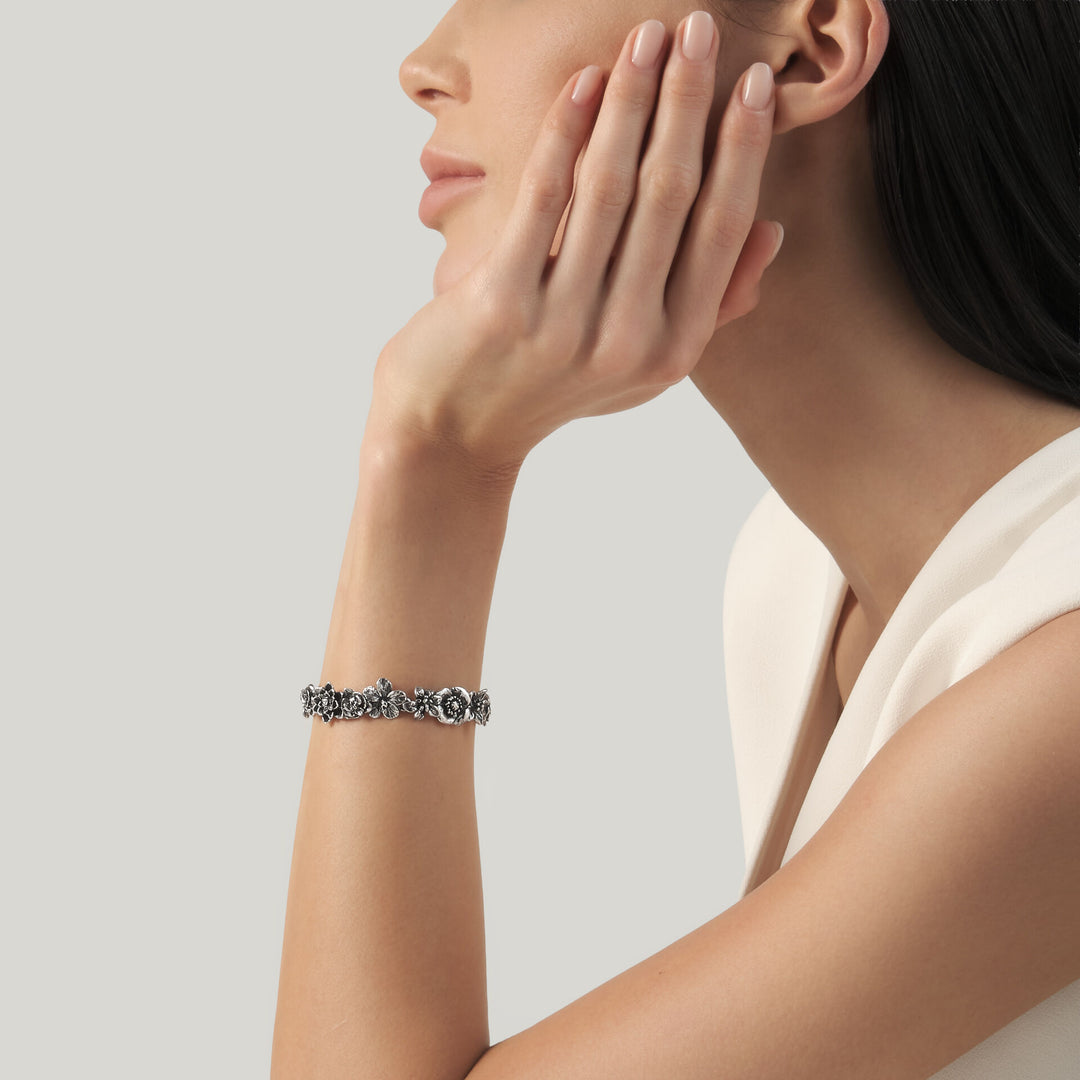 Giovanni Raspini Bouquet Bracelet - 925 Silver Bracelet - 12701