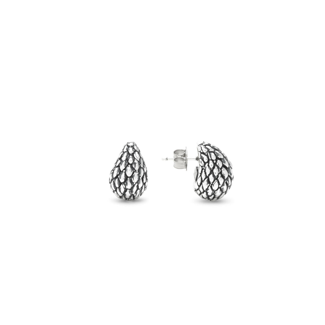 Giovanni Raspini Small Snake Drop Earrings - 925 Silver Earrings - 12704