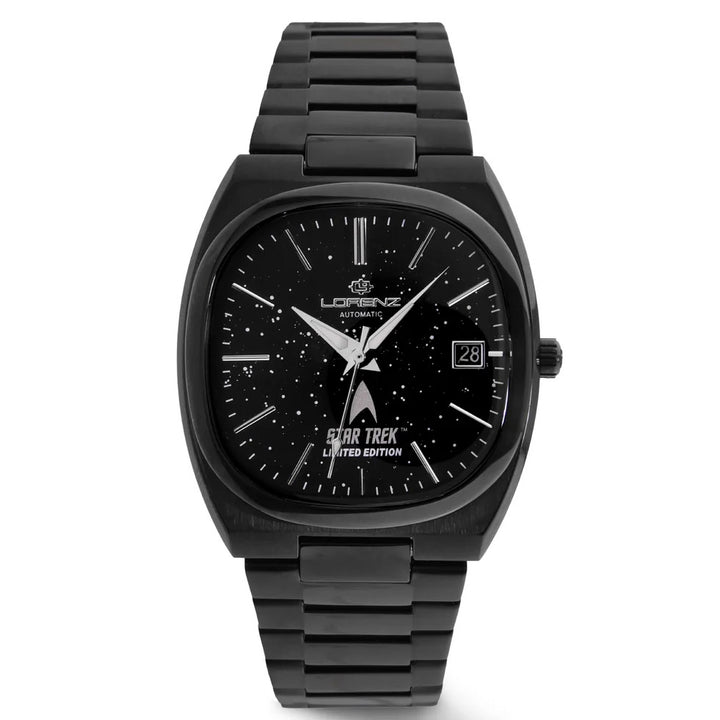 Lorenz watch STAR TREK Deep Space Limited Edition 40x36 mm black automatic steel black PVD finish 030287LE