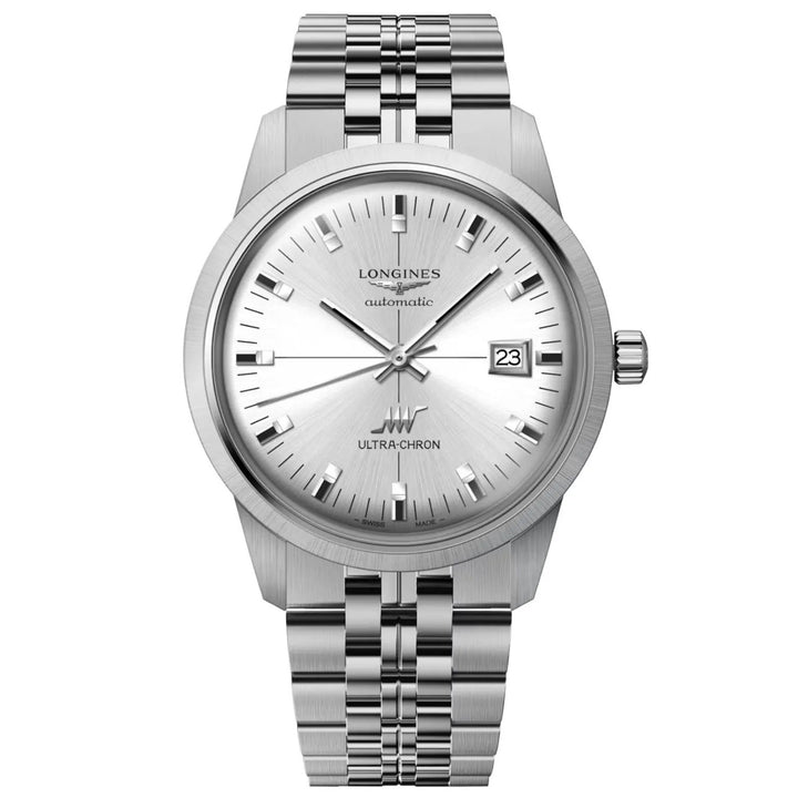 Longines watch Ultra-Chron Classic 40mm silver automatic steel L2.937.4.72.6