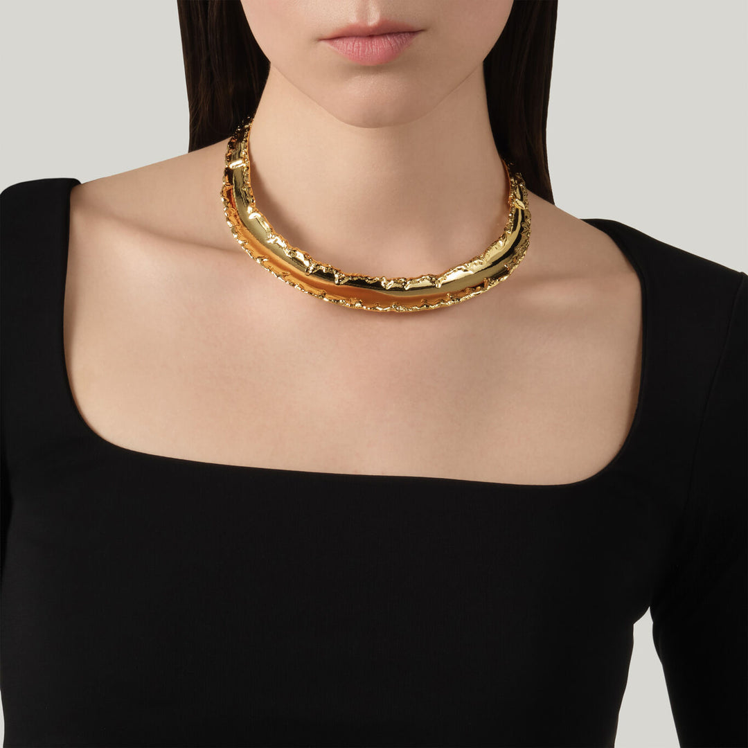 Giovanni Raspini yuma ketting 18kt vergulde ketting N0035