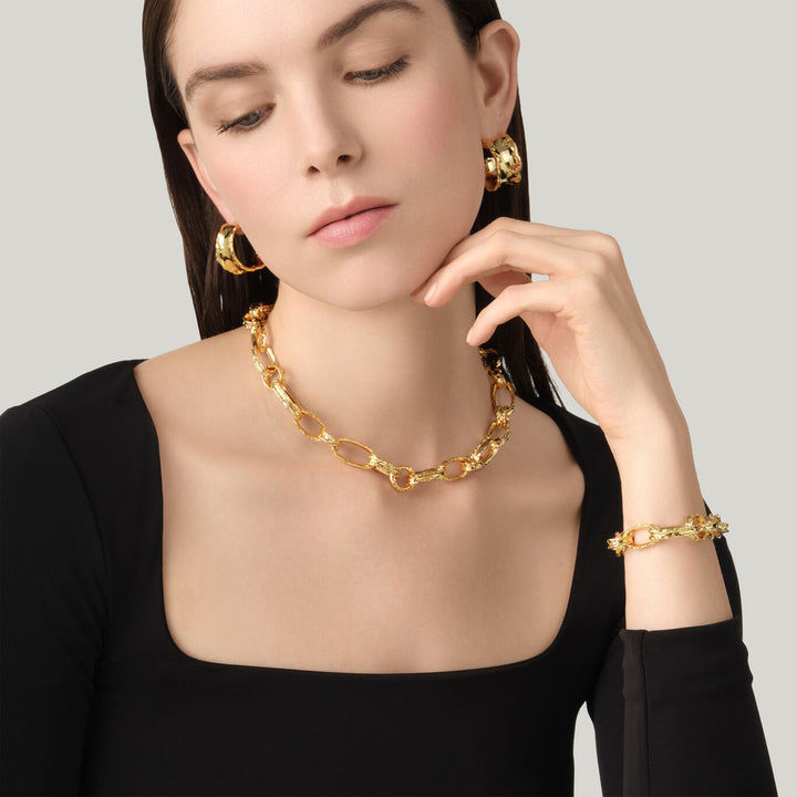 Giovanni Raspini yuma ketting 18 kt vergulde ketting N0042
