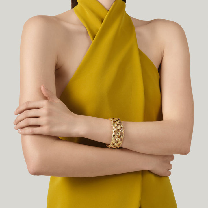 Giovanni Raspini lola bracelet 18 kt gold plated bracelet N0058