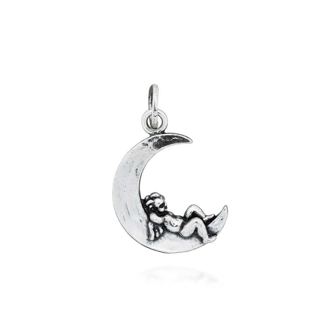 Giovanni Raspini Charm Mondengel Charm aus 925er Silber 06099