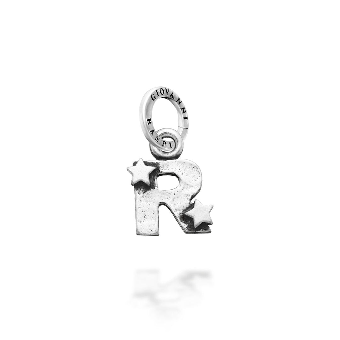 Giovanni Raspini Charm „R“ mit Sternen 6662