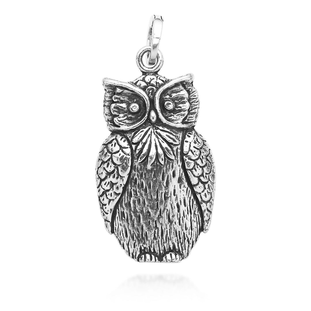 Giovanni Raspini großer Eulen-Charm Charm aus 925er Silber 07008