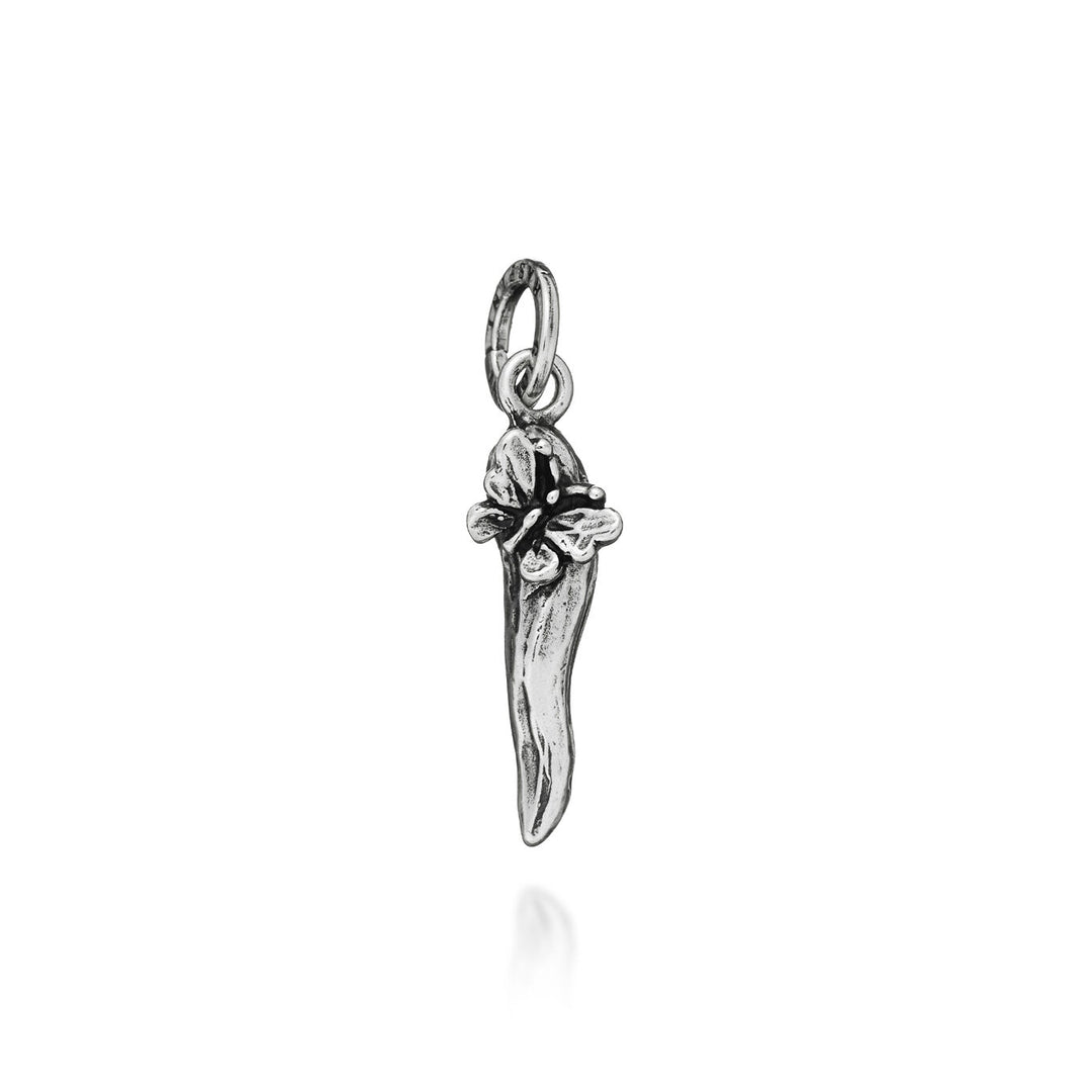 Giovanni Raspini kleiner Horn-Charm-Schmetterling-Charm aus 925er Silber 08769