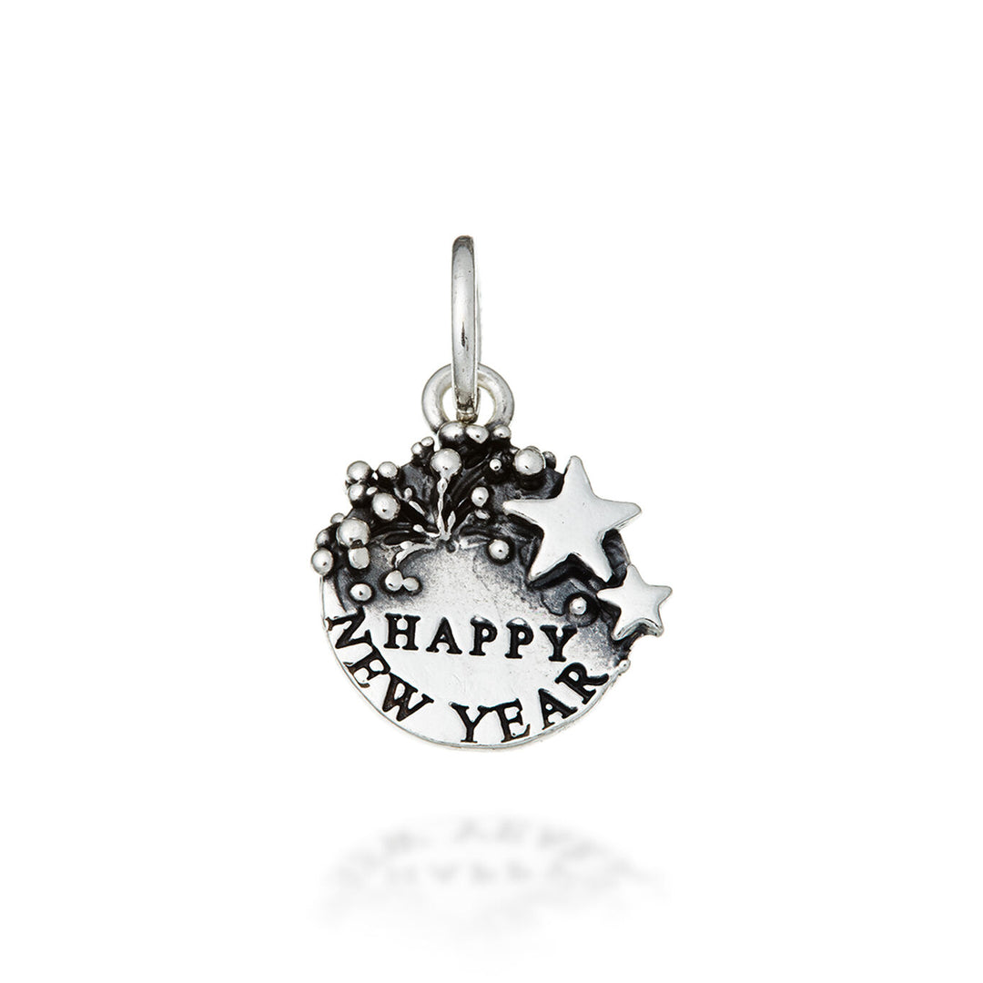 Giovanni Raspini Happy New Year Medal Charm 10419