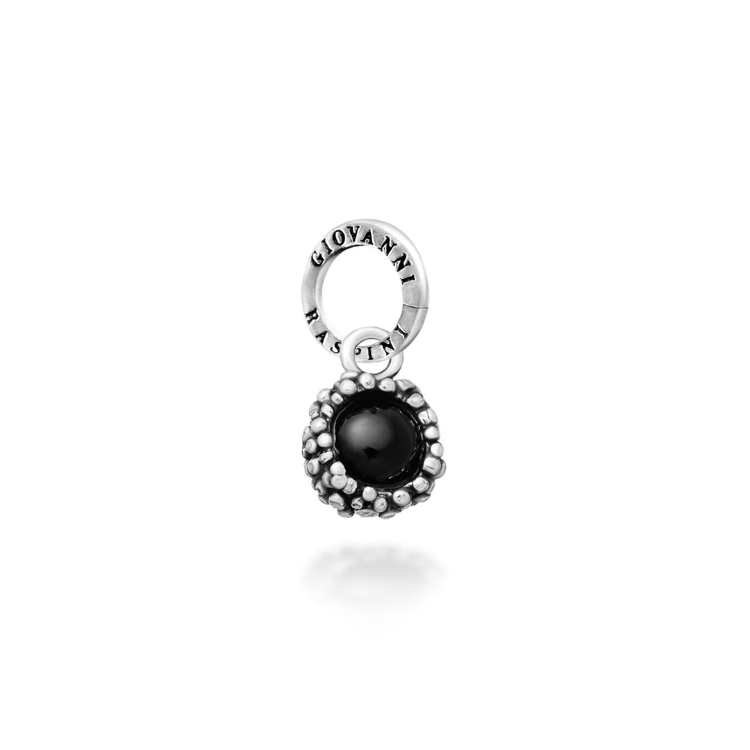 Giovanni Raspini Schwarzer Onyx-Perlage-Charm 10864