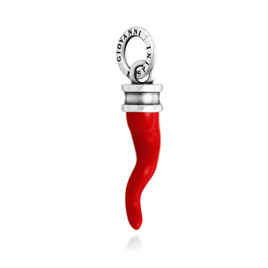 Giovanni Raspini Small Classic Red Horn Charm 12477