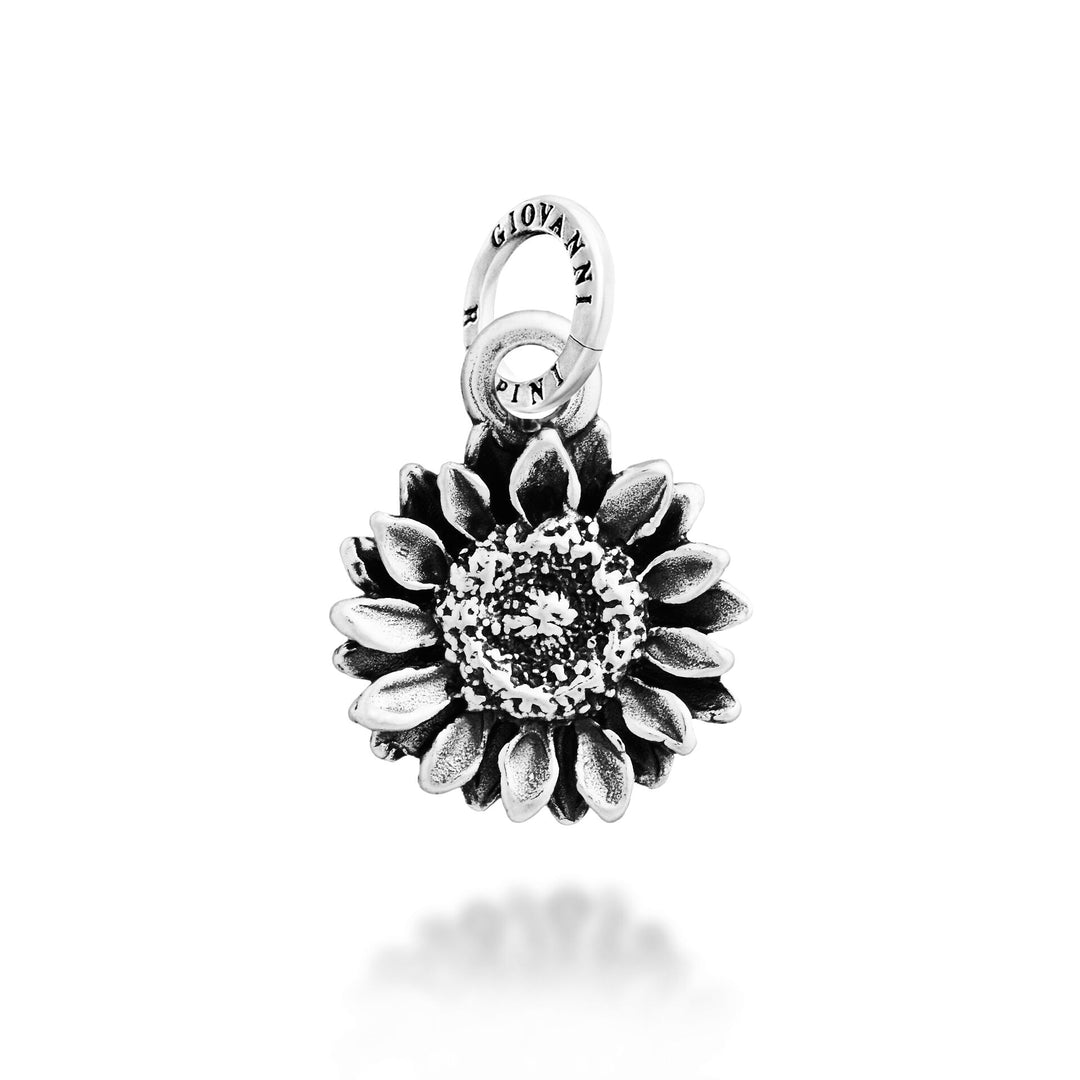 Giovanni Raspini Sunflower Charm - Silver Charm - 12719
