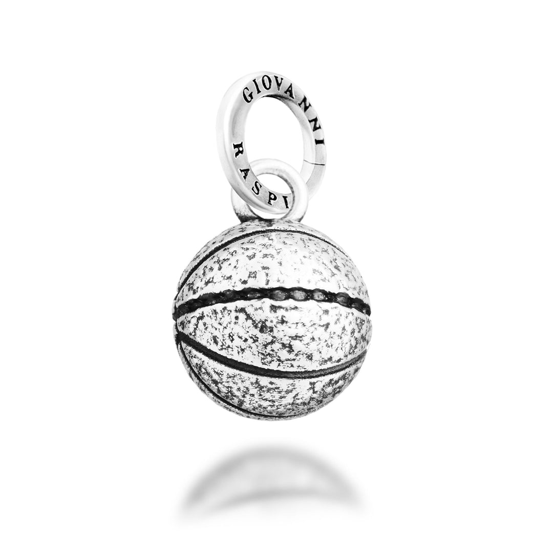 Giovanni Raspini Kleiner Basketballball-Anhänger – Silberanhänger – 12759