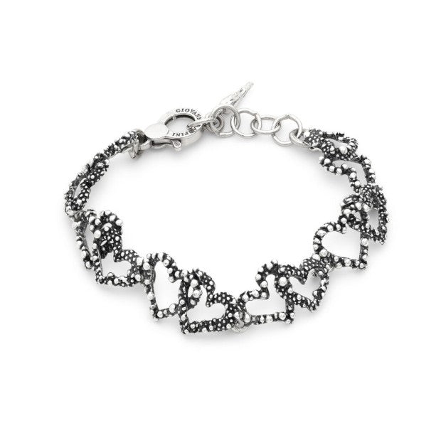 Giovanni Raspini Hearts bracelet 925 silver 12615