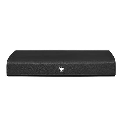 Montblanc travel case for 8 writing instruments in black grained leather 137163