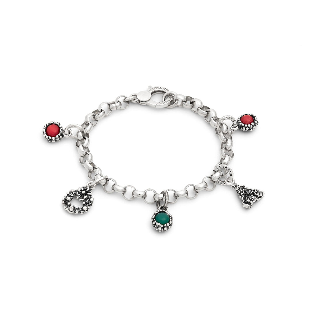 Giovanni Raspini Kerst Cheer Armband zilver X01627