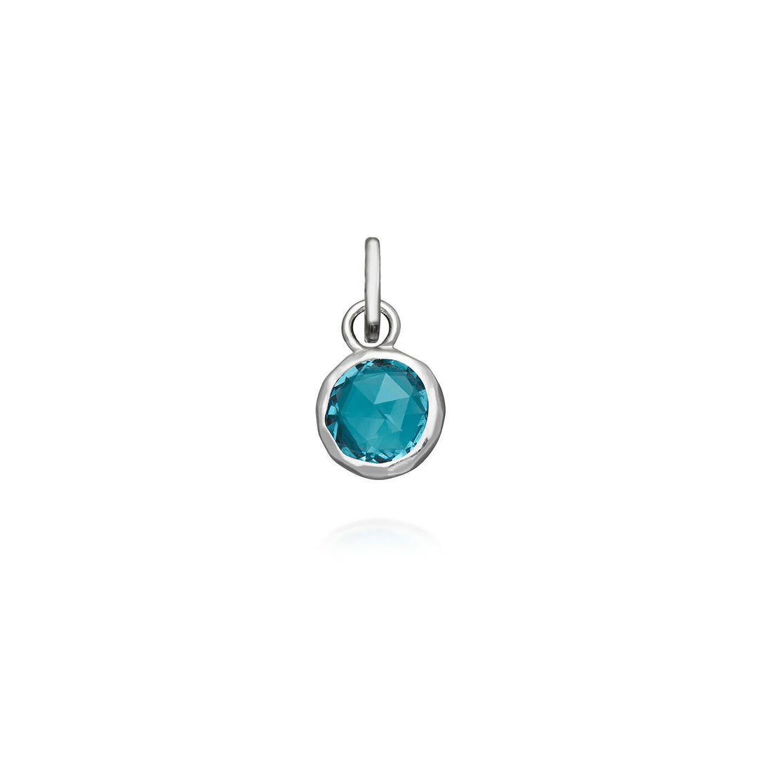 Giovanni Raspini Mini Charm Kristall Hellblau 12195