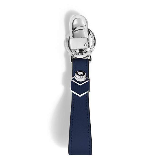 Montblanc Inkwell Schlüsselanhänger Leder Meisterstück tintenblau 221312